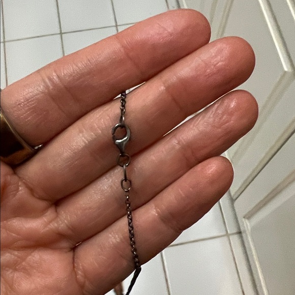 Sterling Silver Floral Cameo Pendant Necklace - Picture 9 of 10